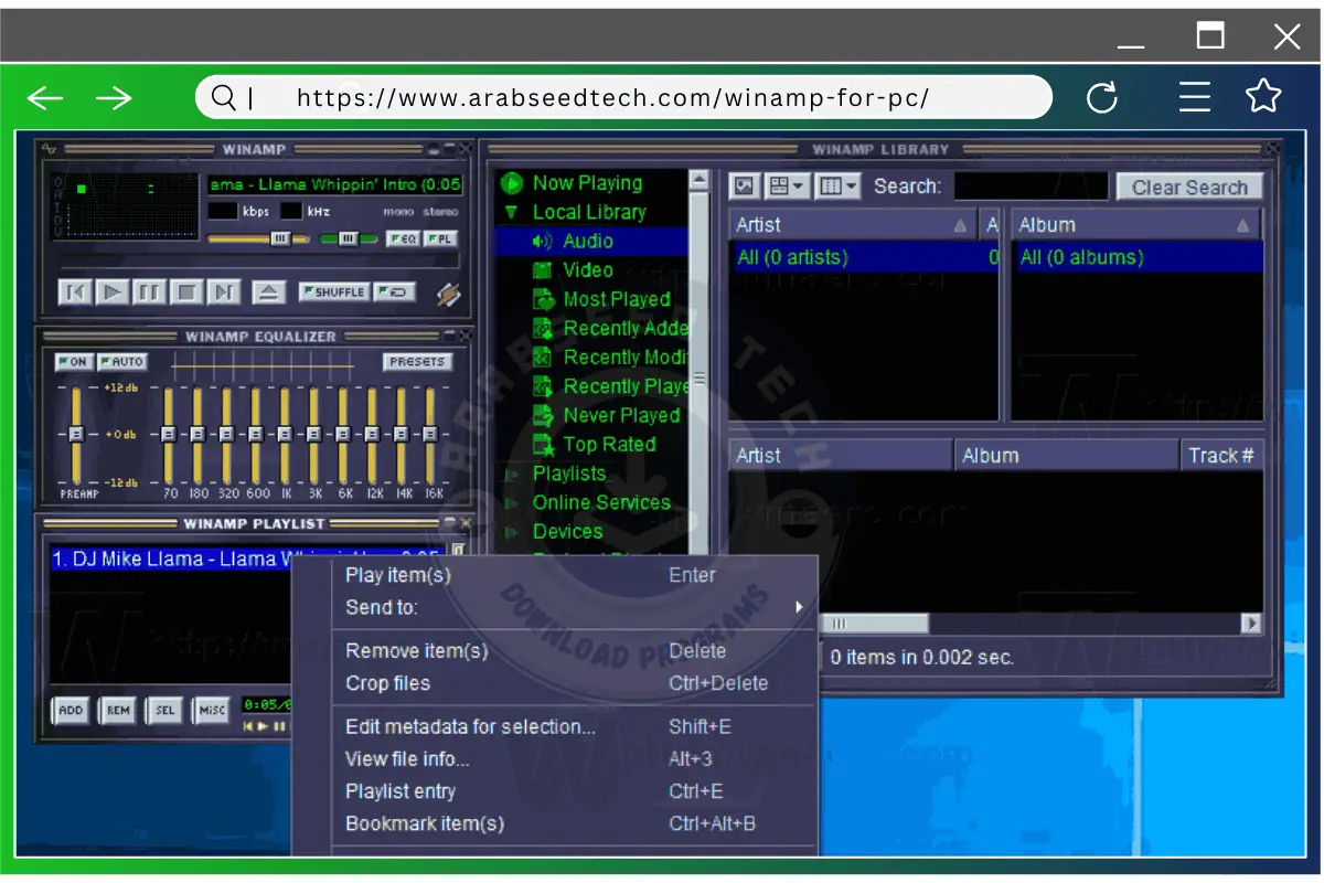 Winamp for PC