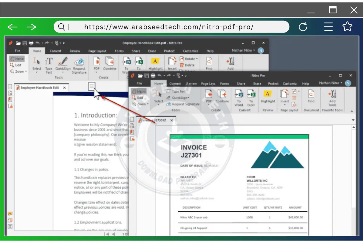 تحميل برنامج نيترو بي دي اف