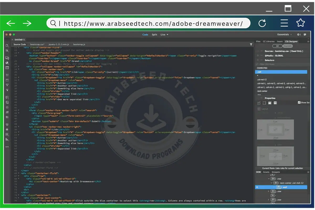 Adobe Dreamweaver for PC