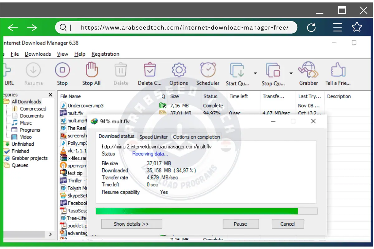 تحميل انترنت داونلود مانجر IDM كامل مفعل جاهز مجاناً 2026