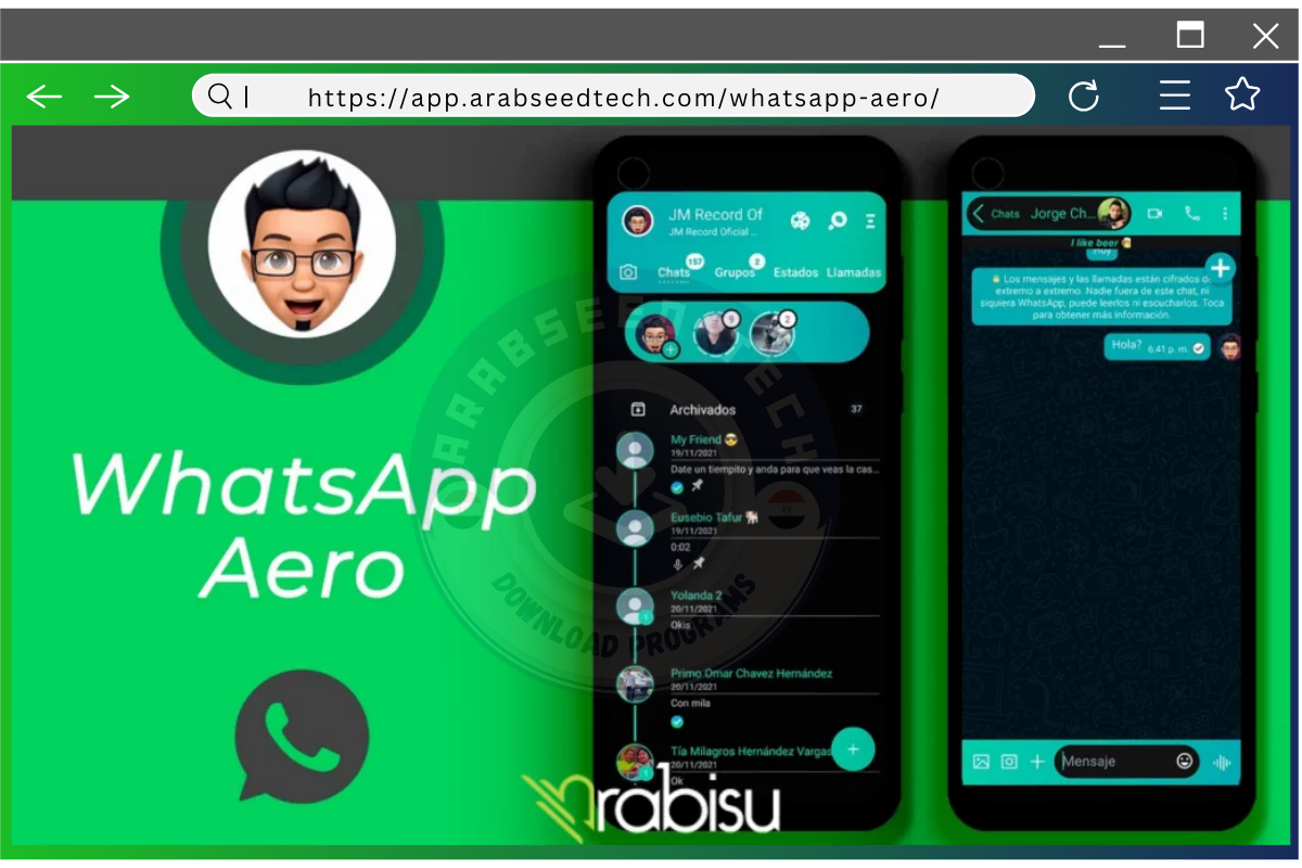 تنزيل واتساب ايرو مهكر أخر إصدار من ميديا فاير 2026