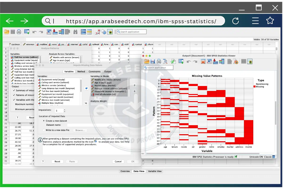 تنزيل برنامج SPSS للكمبيوتر مجانا من أحدث إصدار محدّث من ميديا فاير 2026
