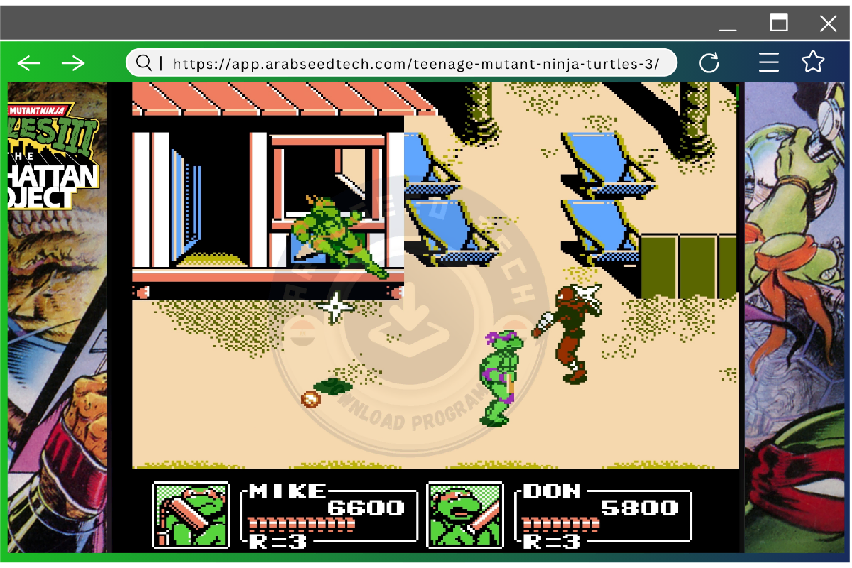 تحميل لعبة سلاحف النينجا 3 على الكمبيوتر من موقع ميديا فاير 2026